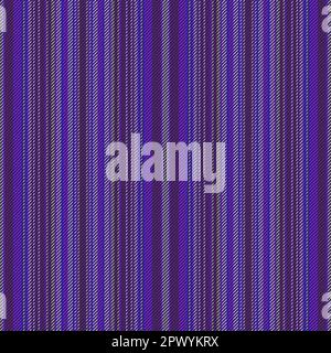 Background fabric lines. Vector stripe textile. Pattern texture vertical seamless in purple and blue colors. Stock Vector