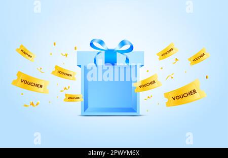 Gift Coupons Set. Vector & Photo (Free Trial)