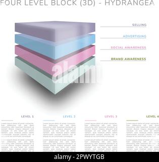 Background template in four colors Stock Vector Image & Art - Alamy