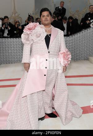 Cai Xukun attends The Metropolitan Museum of Art's Costume Institute  benefit gala celebrating the opening of the Karl Lagerfeld: A Line of  Beauty exhibition on Monday, May 1, 2023, in New York. (