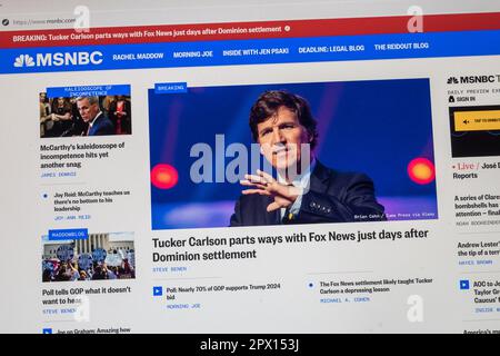 Msnbc website screenshot hi res stock photography and images Alamy