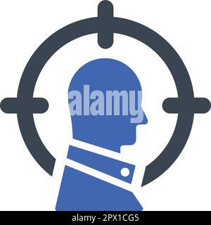 Target audience icon Stock Vector