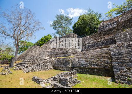 Xunantunich Maya ruins in Belize Stock Photo