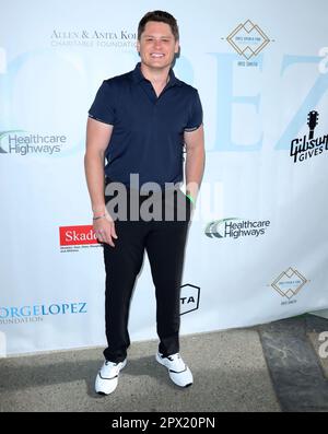 Toluca Lake, USA. 01st May, 2023. Matt Shively arrives at The 16th Annual George Lopez Celebrity Golf Classic held at The Lakeside Country Club in Toluca Lake, CA on Monday, May 1, 2023 . (Photo By Juan Pablo Rico/Sipa USA) Credit: Sipa USA/Alamy Live News Stock Photo