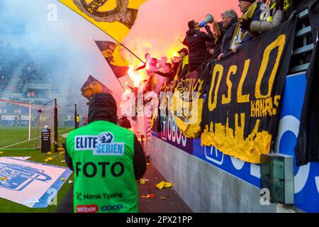 Oslo, Norway, 1st May, 2023. Dangerous area for photographers! Credit: Frode Arnesen/Alamy Live News Stock Photo