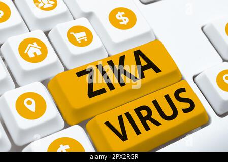 Conceptual display Zika Virus, Conceptual photo caused by a virus ...