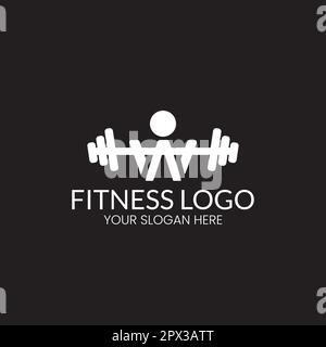 Fitness Center Logo . Sport and fitness logo Design . Gym Logo Icon Design Vector Stock Stock Vector