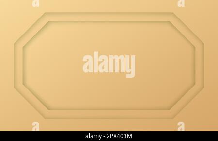 Golden polygon background, vector illustration Stock Vector