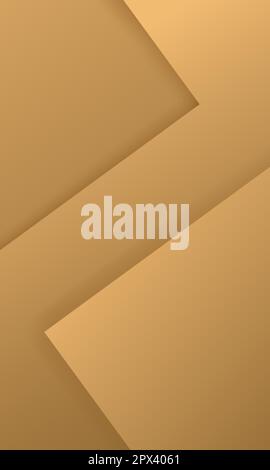 Abstract gold with layered vector background Stock Vector