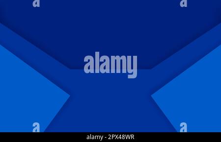 Abstract hierarchical blue vector background Stock Vector