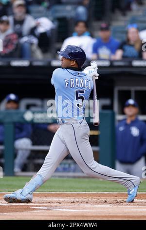 CHICAGO, IL - APRIL 29: Tampa Bay Rays left fielder Randy