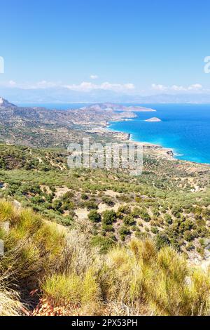 Crete Greece landscape Mediterranean Sea portrait format travel