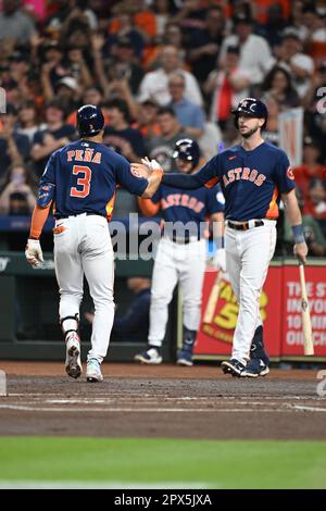 Houston Astros right fielder Kyle Tucker (30) batting in the bottom of the  eighth inning of the MLB game between the Houston Astros and the Seattle Ma  Stock Photo - Alamy