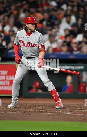 Philadelphia Phillies First Baseman Alec Bohm In Action During A ...