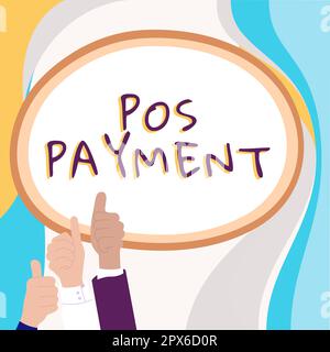 Text showing inspiration Pos Payment, Word for customer tenders payment in exchange for goods and services Stock Photo