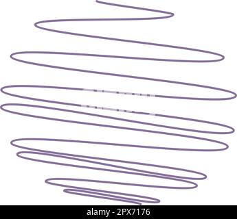 Hand drawn scribble doodle sketch element pencil art design outline stroke illustration Stock Vector