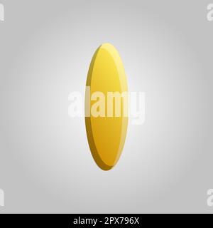 Beautiful medical icon jar with capsules pills with vitamins fish oil for the treatment of diseases on a white background. Stock Vector