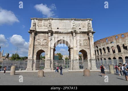 Arch of Constantine, Via di San Gregorio, Rome, Italy Stock Photo