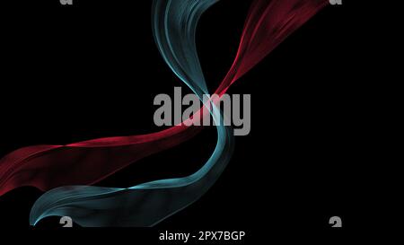 Abstract red and blue beautiful digital modern magical shiny electric energy laser neon texture with lines and waves stripes, background. Stock Vector