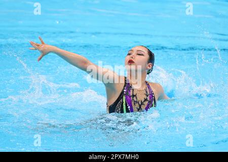 Tokyo, Japan. 2nd May, 2023. Okina Kyogoku Artistic Swimming : Artistic Swimming Japan Championships 2023 Solo Free Routine at Tokyo Aquatics Centre in Tokyo, Japan . Credit: YUTAKA/AFLO SPORT/Alamy Live News Stock Photo