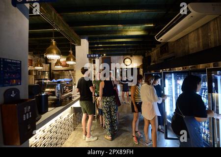 The Hong Sieng Kong restaurant and bar in Bangkok, Thailand. Stock Photo