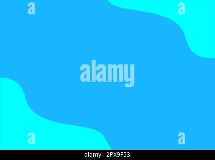Light Blue Fluid Wave Pattern Background Template for Presentation, Poster, Website Layout and Card. Vector Illustration Graphic Design. Stock Vector