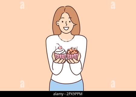 Cartoon of a cute Happy Pastry Chef, in a Chef uniform, with some kitchen  tools. This illustration is part of a collection of different professions  Stock Photo - Alamy