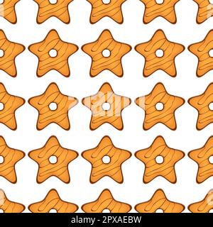 Pattern homemade cookie different taste in pastry biscuit, pattern cookie consist of collectible natural tasty food biscuit it pastry accessory, patte Stock Vector