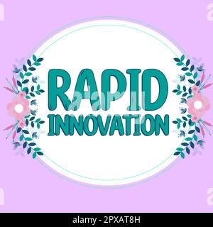 Conceptual display Rapid Innovation, Word for characteristic of a website that search engine algorithms Stock Photo