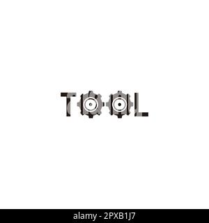 Tool, icon geometric symbol simple logo vector Stock Vector