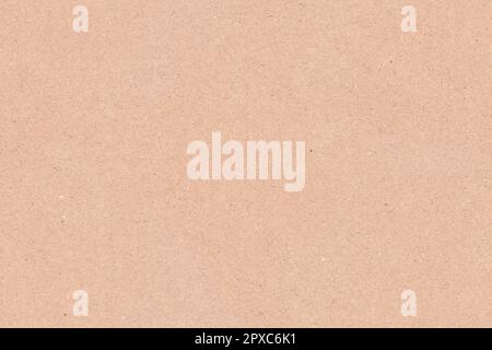 Light beige or pink color smooth recycled cardboard kraft paper, seamless tileable texture, image width 20cm. Stock Photo
