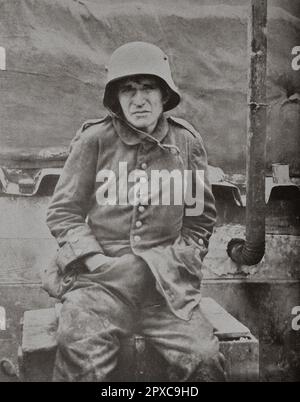 A German prisoner of war from late 1916. Stock Photo