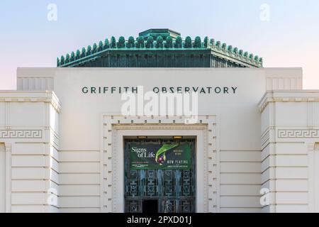 LOS ANGELES, CALIFORNIA, USA - APRIL 18, 2023: Griffith Observatory in Los Angeles, California, USA. Stock Photo