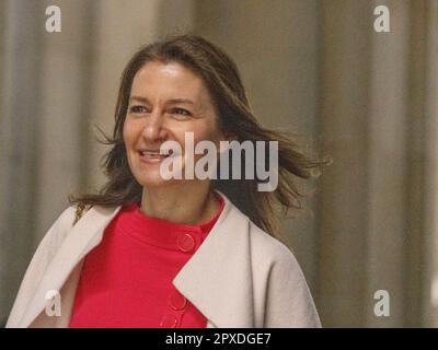 London, UK. 02nd May, 2023. Lucy Frazer, Culture Secretary arrives at a cabinet meeting at 10 Downing Street London. Credit: Ian Davidson/Alamy Live News Stock Photo