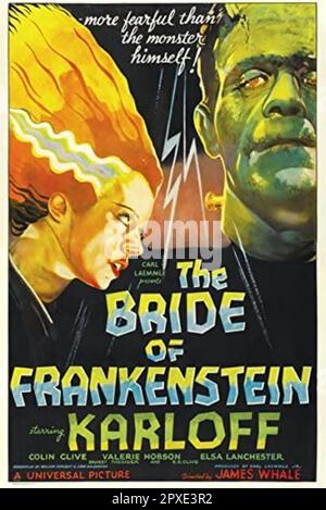 BRIDE OF FRANKENSTEIN 1935 Universal Pictures film with Boris Karloff ...