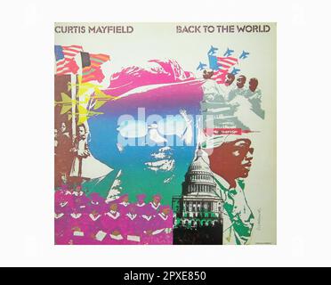 Curtis Mayfield - Back to the world - Vintage Vinyl Record Cover