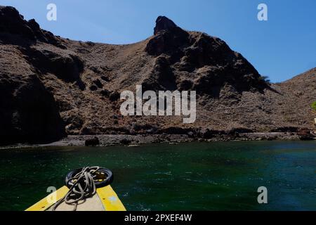 Tourists visiting Padar Island in Labuan Bajo during the dry season, a location with a very unique island view will be the venue for the 2023 ASEAN Su Stock Photo