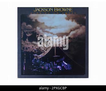 Jackson Browne - Running On Empty - Vintage L.P Music Vinyl Record Stock Photo