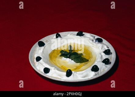 Saudi Arabia Food Made With Laban (yogurt) Stock Photo