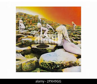 Led Zeppelin - Houses Of The Holy - Vintage L.P Music Vinyl Record Stock Photo
