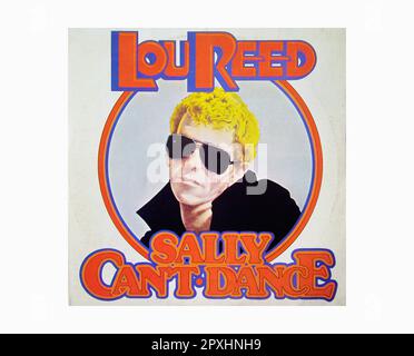1974 Sally Can't Dance Lou Reed album promo release poster Stock Photo ...