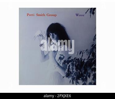 Patti Smith Group - Wave - Vintage L.P Music Vinyl Record Stock Photo