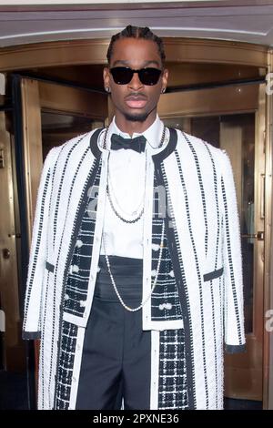 Shai Gilgeous-Alexander attends The 2023 Met Gala Celebrating Karl in  2023