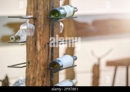 How to Make a Rustic-Style Wine Glass Holder