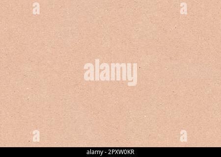 Light beige or pink color smooth recycled cardboard kraft paper, seamless tileable texture, image width 20cm. Stock Photo