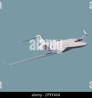 Model plane,airplane on pastel color background. Flat lay design. Stock Vector