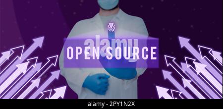 Inspiration showing sign Open Source, Word for denoting software which original source code freely available Stock Photo