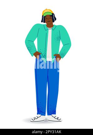Person Showing Positive Gesture Stock Vector