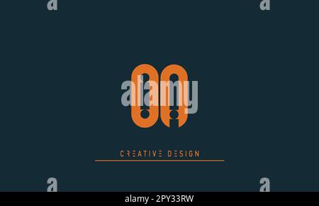 Alphabet letters Modern Creative logo OA , AO Stock Vector