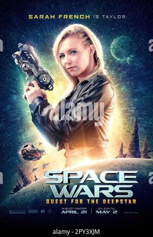 SPACE WARS: QUEST FOR THE DEEPSTAR, from left: Rachele Brooke Smith, Tyler  Gallant, Olivier Gruner, 2022. © Uncork'd Entertainment / Courtesy Everett  Collection Stock Photo - Alamy